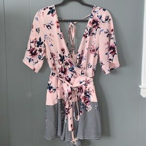 Mixed Print Summer Romper- NEVER WORN!